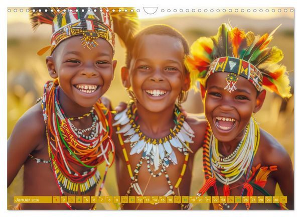 Produktbild: Hallo faszinierendes Afrika (Wandkalender 2026 DIN A3 quer), CALVENDO Monatskalender