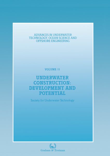 Produktbild: Underwater Construction: Development and Potential