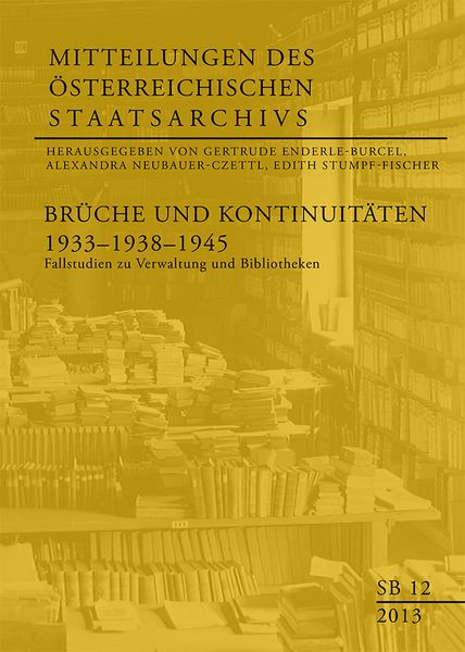 Brüche und Kontinuitäten 1933–1938–1945
