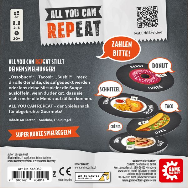 Produktbild: GAME FACTORY - All you can REPeat (d)