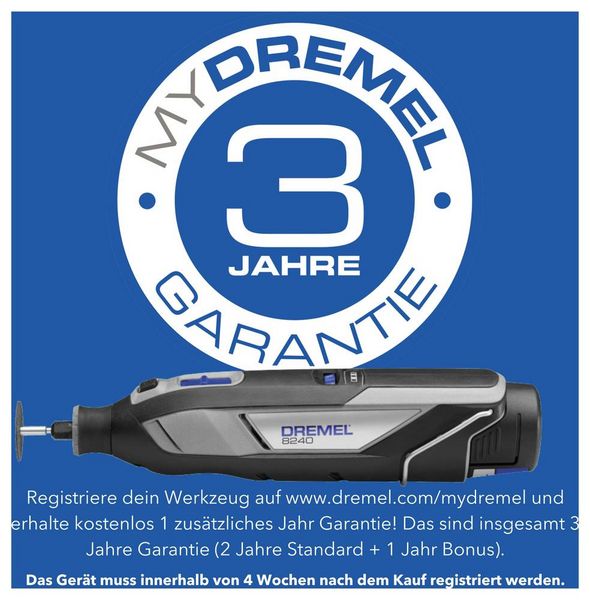 Produktbild: Dremel DREMEL 8240-3-MB (ohne Akku) F0138240KB Multifunktionswerkzeug ohne Akku, ohne Ladeger&auml;t 12 V