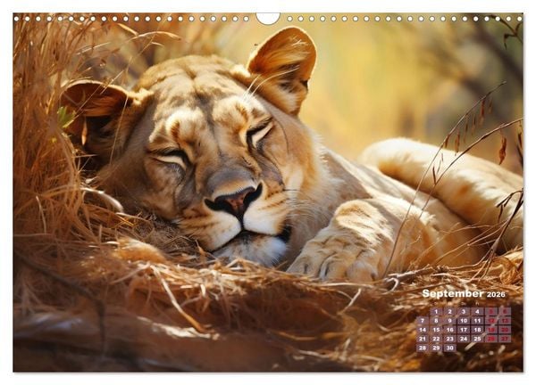 Produktbild: Wenn sie schlafen... (Wandkalender 2026 DIN A3 quer), CALVENDO Monatskalender