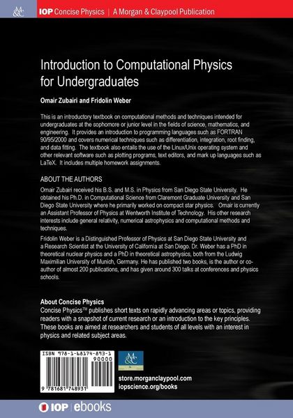 Produktbild: Introduction to Computational Physics for Undergraduates