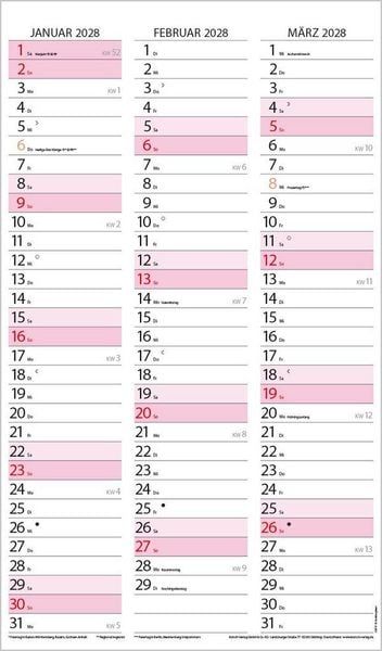 Produktbild: XL Familienplaner 2027