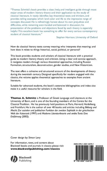 Produktbild: Modern Literary Theory and Ancients Text