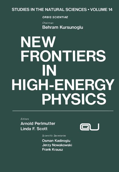 Produktbild: New Frontiers in High-Energy Physics