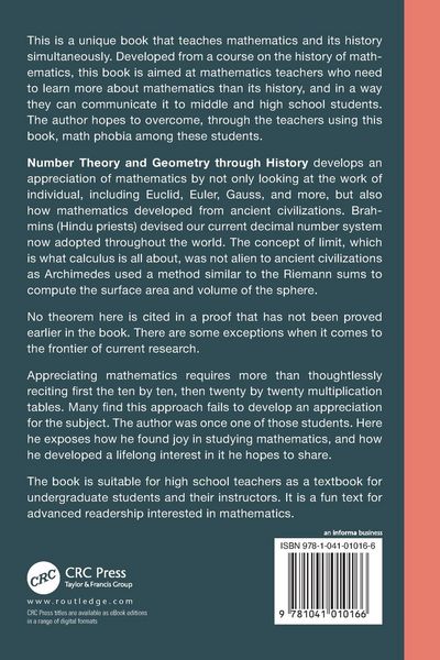 Produktbild: Number Theory and Geometry through History