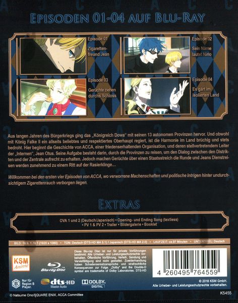 Produktbild: ACCA: 13 Territory Inspection Dept. - Volume 1: Episode 01-04