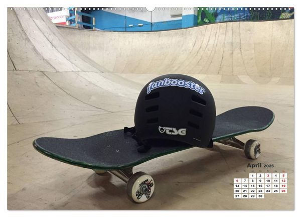 Produktbild: Skater. Skateboarding-Impressionen (hochwertiger Premium Wandkalender 2026 DIN A2 quer), Kunstdruck in Hochglanz