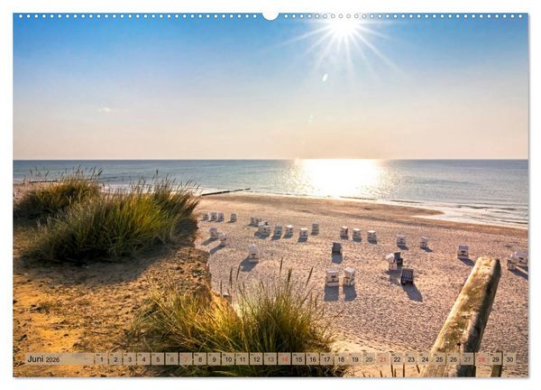Produktbild: SYLT-LIEBE Atemberaubende Momente (hochwertiger Premium Wandkalender 2026 DIN A2 quer), Kunstdruck in Hochglanz