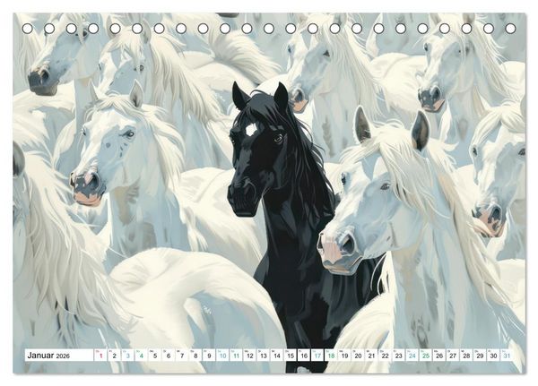 Produktbild: Hervorstechen ist Trumpf (Tischkalender 2026 DIN A5 quer), CALVENDO Monatskalender
