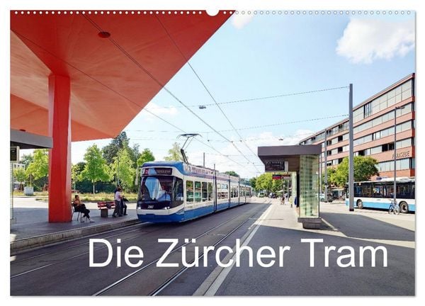 Die Zürcher Tram (Wandkalender 2026 DIN A2 quer), CALVENDO Monatskalender