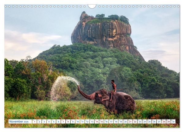 Produktbild: Sri Lanka, tropisches Inselparadies (Wandkalender 2026 DIN A3 quer), CALVENDO Monatskalender