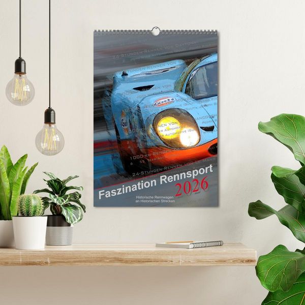 Produktbild: Faszination Rennsport (Wandkalender 2026 DIN A3 hoch), CALVENDO Monatskalender