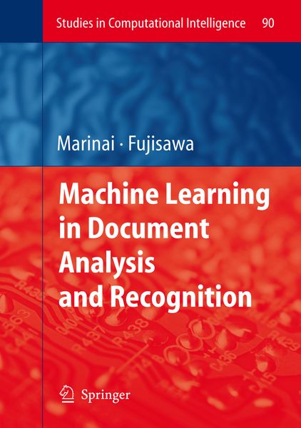 Produktbild: Machine Learning in Document Analysis and Recognition