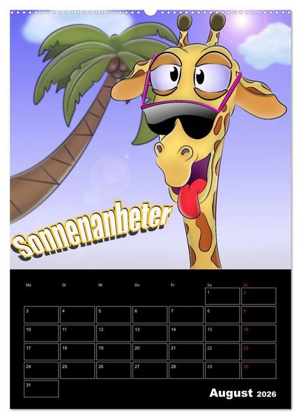 Produktbild: Cartoons - mir doch Bockwurscht (hochwertiger Premium Wandkalender 2026 DIN A2 hoch), Kunstdruck in Hochglanz