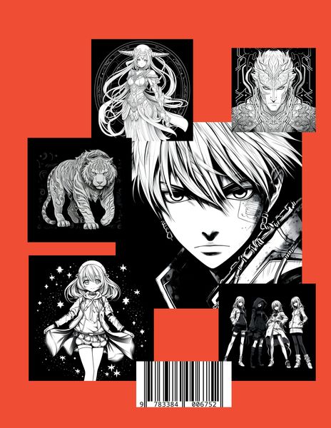 Produktbild: Black Manga Malbuch.
