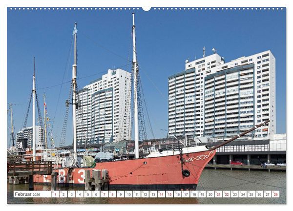 Produktbild: Ansichten von Bremen und Bremerhaven (Wandkalender 2026 DIN A2 quer), CALVENDO Monatskalender