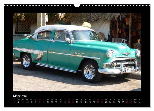 Produktbild: Retro Cars (Wandkalender 2026 DIN A3 quer), CALVENDO Monatskalender