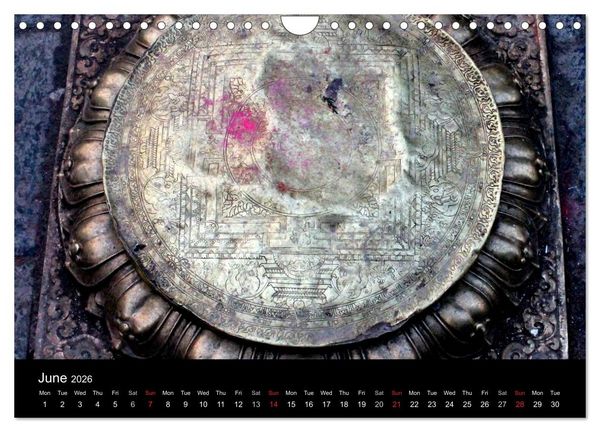 Produktbild: Monuments of Nepal 2026 (Wall Calendar 2026 DIN A4 landscape), CALVENDO 12 Month Wall Calendar