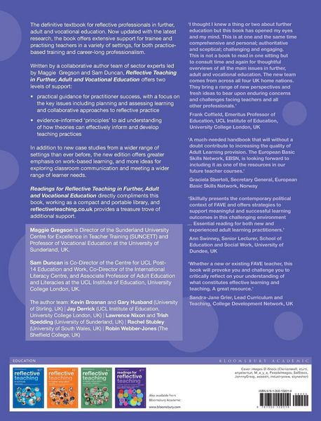 Produktbild: Reflective Teaching in Further, Adult and Vocational Education