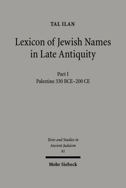 Produktbild: Lexicon of Jewish Names in Late Antiquity