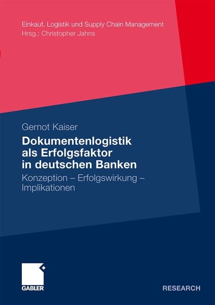 Produktbild: Dokumentenlogistik als Erfolgsfaktor in deutschen Banken