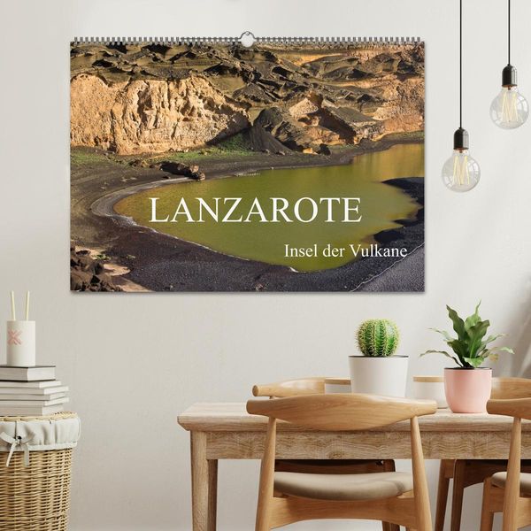 Produktbild: Lanzarote - Insel der Vulkane (Wandkalender 2026 DIN A2 quer), CALVENDO Monatskalender