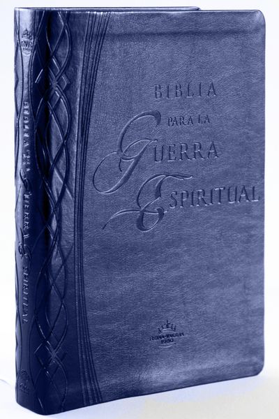 Produktbild: Rvr 1960 Biblia Para La Guerra Espiritual (Imitaci&oacute;n Piel, Azul)