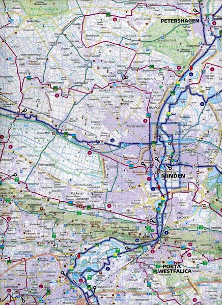 Produktbild: KOMPASS Fahrradkarte 3364 Region HannoverWest 1:70.000