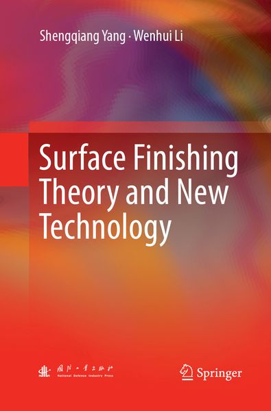Produktbild: Surface Finishing Theory and New Technology