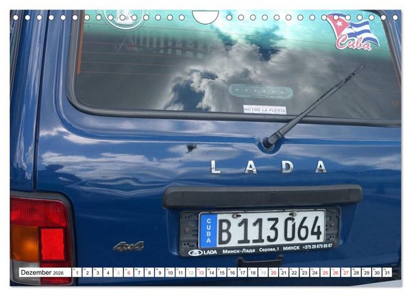 Produktbild: LADA NIVA - Russlands Dauer-L&auml;ufer (Wandkalender 2026 DIN A4 quer), CALVENDO Monatskalender