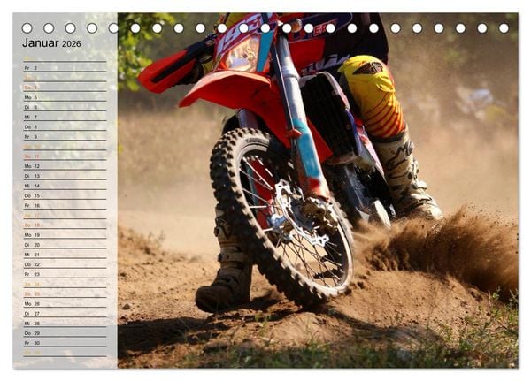 Produktbild: Motocross - tollk&uuml;hne Kerle (Tischkalender 2026 DIN A5 quer), CALVENDO Monatskalender