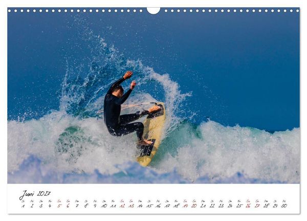 Produktbild: Surfen in der Bretagne (Wandkalender 2027 DIN A3 quer), CALVENDO Monatskalender