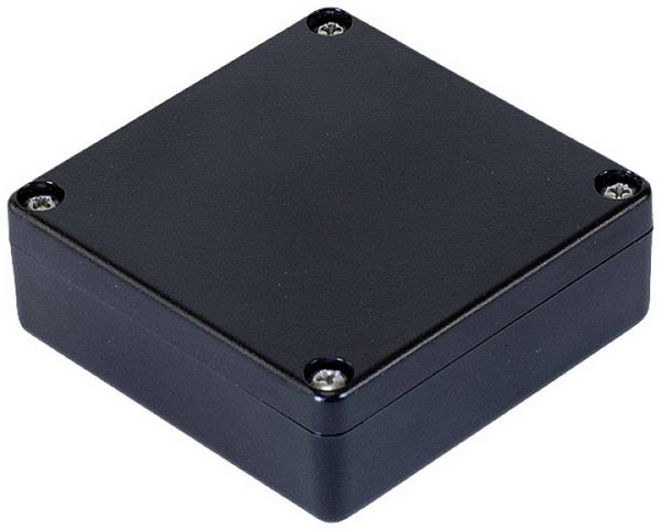 Produktbild: Hammond Electronics 1551WTBK Universal-Geh&auml;use 60 x 60 x 22 ABS Schwarz 1St.