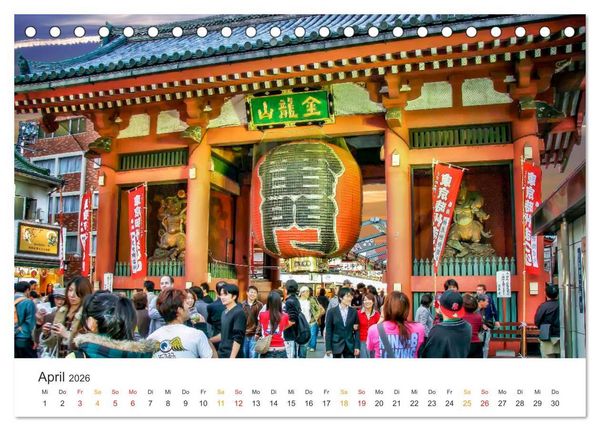 Produktbild: Japan - Tradition und Innovation (Tischkalender 2026 DIN A5 quer), CALVENDO Monatskalender