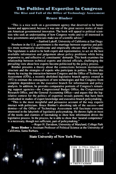 Produktbild: The Politics of Expertise in Congress