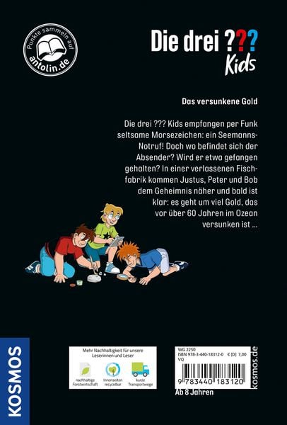 Produktbild: Die drei ??? Kids Dein Fall, Das versunkene Gold