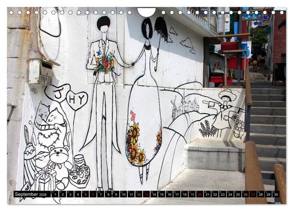 Produktbild: Street Art Seoul (Wandkalender 2026 DIN A4 quer), CALVENDO Monatskalender