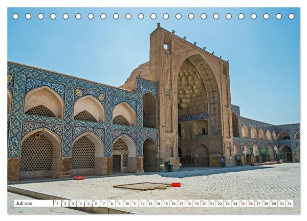 Produktbild: St&auml;dte des Irans - Isfahan (Tischkalender 2026 DIN A5 quer), CALVENDO Monatskalender