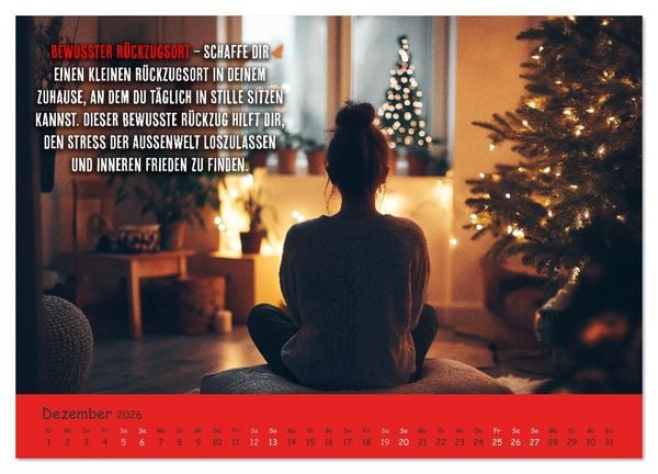 Produktbild: Dein Achtsamkeitskalender (Wandkalender 2026 DIN A4 quer), CALVENDO Monatskalender