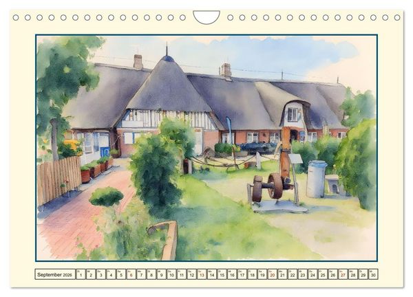 Produktbild: Schleswig-Holsteins Nordseek&uuml;ste (Wandkalender 2026 DIN A4 quer), CALVENDO Monatskalender