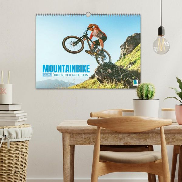 Produktbild: Mountainbike: &Uuml;ber Stock und Stein (Wandkalender 2026 DIN A3 quer), CALVENDO Monatskalender