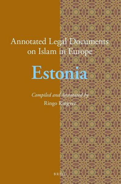 Produktbild: Annotated Legal Documents on Islam in Europe: Estonia