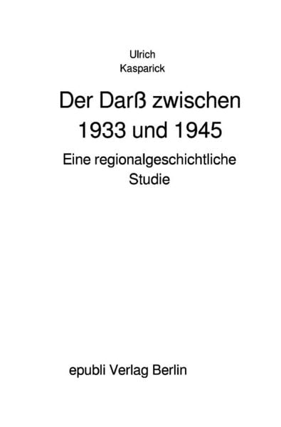 Produktbild: Der Dar&szlig; zwischen 1933 und 1945