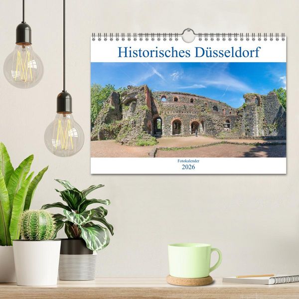Produktbild: Historisches D&uuml;sseldorf (Wandkalender 2026 DIN A4 quer), CALVENDO Monatskalender