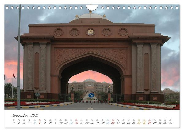 Produktbild: Abu Dhabi, eine Stadt der Zukunft. (Wandkalender 2026 DIN A4 quer), CALVENDO Monatskalender
