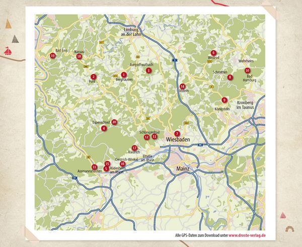 Produktbild: Rheingau/Taunus. Wandern für die Seele