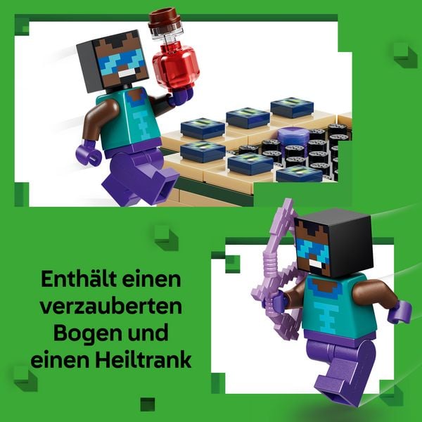 Produktbild: LEGO Minecraft 21584 Reise durch Nether und Endportal, Spielzeug ab 7