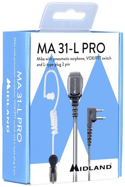 Produktbild: Midland Headset/Sprechgarnitur MA 31-L Pro Security Headset C1497